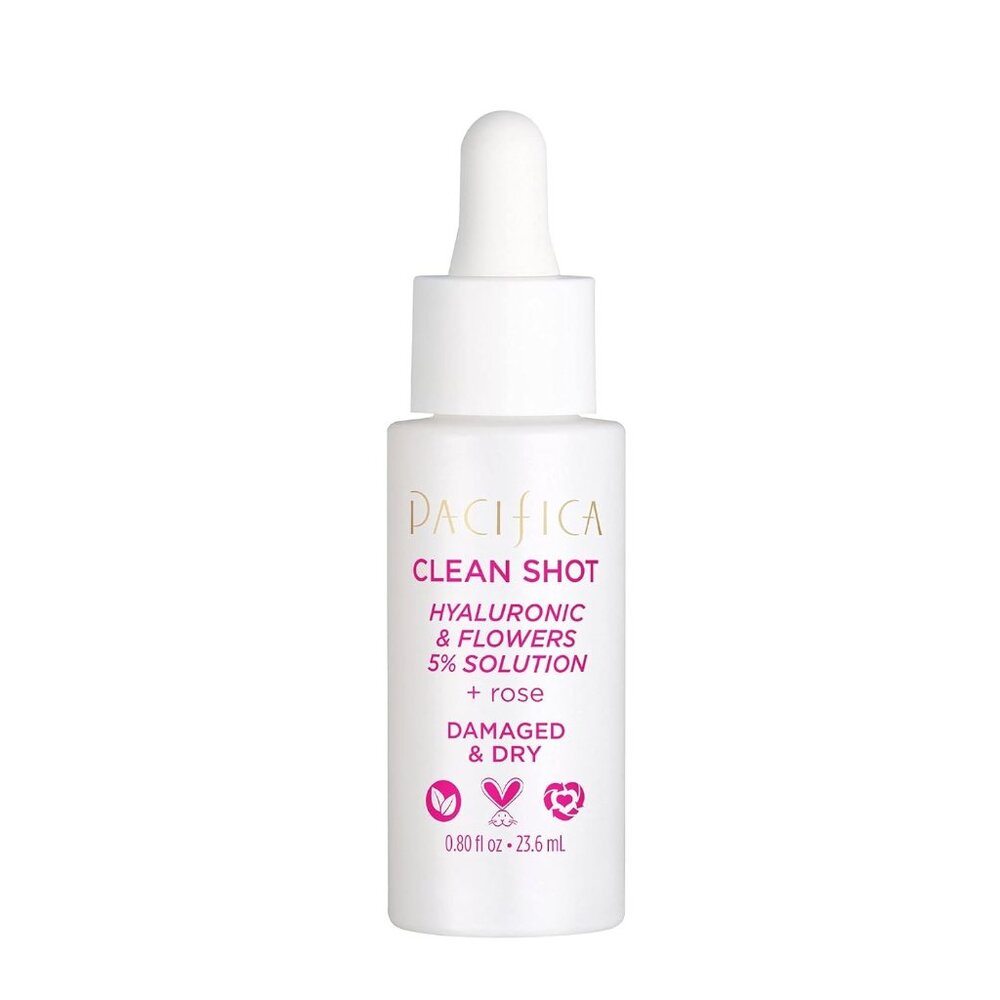 Pacifica Clean Shot Hyaluronic & Flowers 5% Solution 0.8oz